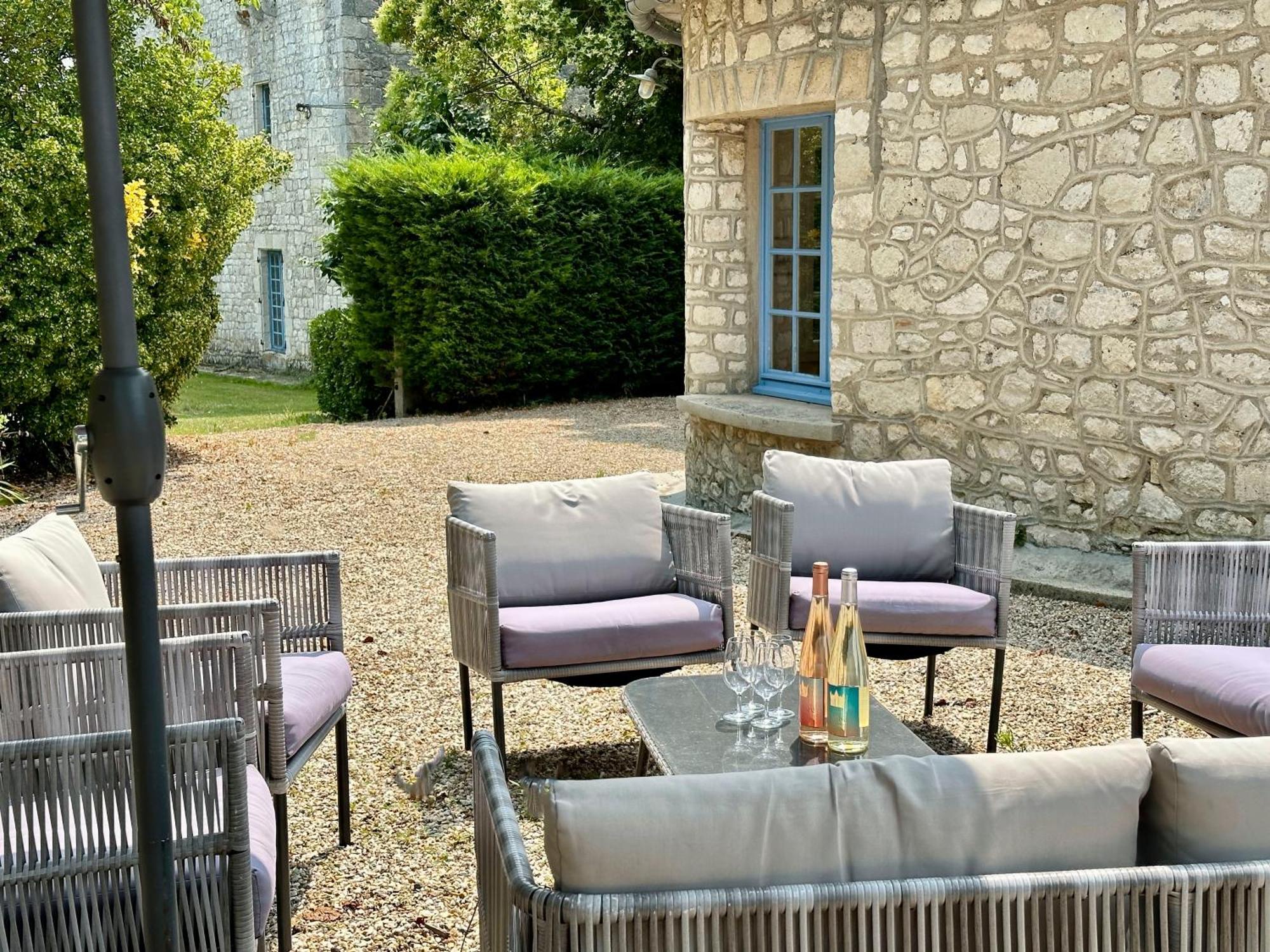 Gites Du Chateau De Panisseau Thenac  Bagian luar foto